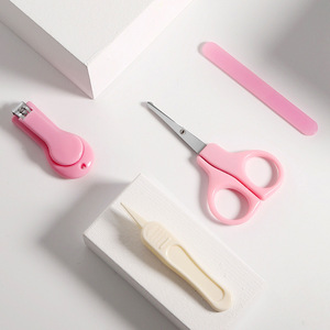 Baby <b>nail</b> clipper set, baby <b>nail</b> scissors, newborn home use, anti-pinch <b>nail</b> clippers, infant and toddler products - Product Image 3
