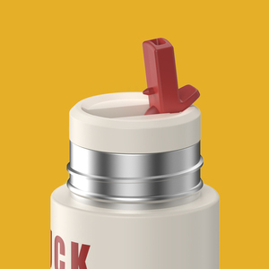 2024 New 3d Printed <b>Straw</b> Vacuum Style Mug Cute Stainless Steel Water <b>Bottle</b> Custom Colors - Product Image 3