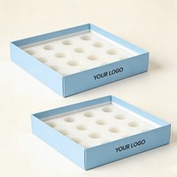 Boîte en carton avec couvercle et base personnalisés, écologique, pour billard, coffret cadeau, emballage de golf avec insert en mousse