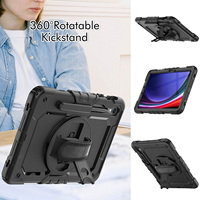 Étui de protection robuste pour Samsung Galaxy Tab S9 S10 FE 10,9 pouces 2025 SM-X520 SM-X526B, coque hybride pour enfants, coque PC-silicone