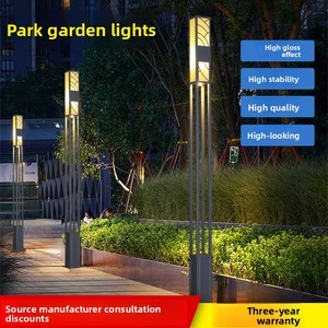 Đèn đường LED nhôm ngoài trời OEM ODM, cột đèn sân vườn 3m, chống nước IP65, nguồn điện AC, dùng cho sân vườn, biệt thự, cảnh quan - Product Image 3