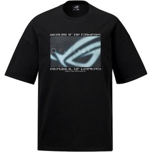 Camiseta Rog Cosmic Wave al por mayor, corte regular, cuello redondo, acabado reflectante, manga corta, unisex, ropa para deportes electrónicos, 100% poliéster - Product Image 2
