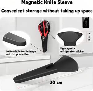 Ciseaux de cuisine en acier inoxydable à lame détachable de 3 pouces, lame amovible, compatibles lave-vaisselle, écologiques, multi-usages pour le poulet - Product Image 3