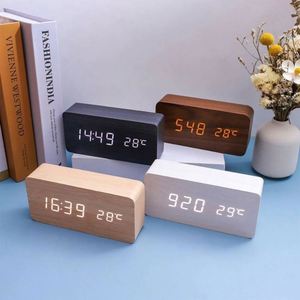 Wholesale Price Modern Decorative Custom Wooden Table <b>Digital</b> Kids Smart LED Light Alarm <b>Clock</b> with Radio for Living Room - Product Image 2