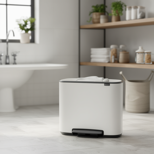 Bidone dei Rifiuti Babanta 23 L Bianco per Cucina e Bagno - Product Image 3