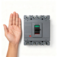 Commutateur de transfert automatique à double alimentation 4P 100A 400V triphasé type PC ATS avec capacité de coupure de 6kA pour générateur
