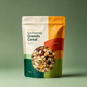 Bolsa de Embalaje de Alimentos Ecológica, Reutilizable, Termosellable, de Alta Barrera, Fabricada con Material PE Reciclable, para Granola y Cereales - Product Image 3