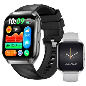 New MT66 Smart Watch 1000mAh Square IPS Curved Heart Rate Sleep Tracking 3D Dynamic Watch Faces IP68 Waterproof Call Function - Product Image 1