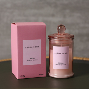 TC bocal en verre bougies parfumées d'aromathérapie bougies en cire de soja décor de chambre anniversaire saint <span class=keywords><strong>valentin</strong></span> fête des mères bougies boîte-cadeau - Product Image 4