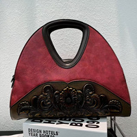 Bolso de hombro informal de estilo retro con diseño de morning glory, estilo chino único, bolso versátil
