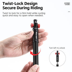 Bomba de Bicicleta Portátil de Alta Presión WEST BIKING de 130 psi, Inflado Rápido con Cartuchos de CO2, Bomba de Bicicleta de Aluminio Mini, Fácil de Instalar - Product Image 3