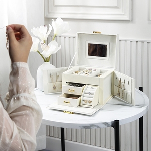 Nouveaux produits explosifs lancés : Étuis à bijoux grande capacité, étuis de voyage pour bijoux, étuis à bijoux portables de voyage - Product Image 5