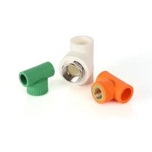Plumbing Material PPR Pipe Fittings High Pressure Plastic Pipe Fittings For Water Supply