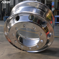 Jantes en aluminium NJQS 22,5 x 9,00 pour bus et camions, jantes en aluminium 12r 22,5
