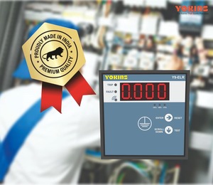 Relais de protection contre les fuites à la terre Yokins Y9-ELR 30mA-30A AC, 45-270V AC/DC, 96x96mm pour montage sur panneau - Product Image 2