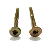 Torx Drive Zinc Plated Metric Wood Screws with Countersunk Head for Wood Construction