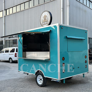 Concession mobile de camion de nourriture pour barbecue Chariot mobile de cuisine pour snack et café Remorque de nourriture à vendre - Product Image 3
