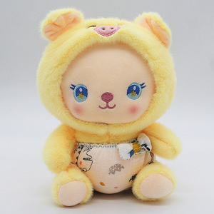 Peluche Morbidi e Carini, Portachiavi a Forma di Cartone <span class=keywords><strong>Animato</strong></span>, Charm per Zaino, Regalo Scolastico, Vendita all'Ingrosso, Logo Personalizzato - Product Image 1