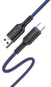 <b>Type</b> <b>C</b> Charging And Sync <b>Cable</b> 1m 5A Blue JA019 - Product Image 3