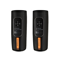 Masseur de mollets sans fil avec compression d'air et chaleur - 4 modes, 5 niveaux d'intensité, appareil de massage des jambes pour soulager les muscles