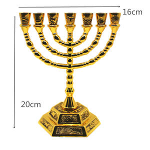 Еврейские подсвечники Menorah, подсвечники для религии, канделябры, ханукки, подсвечники с 7 отверстиями - Product Image 2