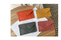 Dompet Kartu Kulit Sapi Asli Kreatif Minimalis Satu Bagian Dompet Pendek Multifungsi Clutch Poliester