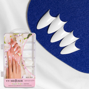 Bán buôn 100pcs Gel x Nail lời khuyên đầy đủ Bìa móng tay giả chất lượng cao mềm Gel Nail tip - Product Image 1