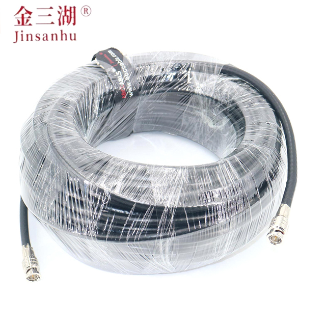 12G-SDI Coaxial Cable Reel 50m/80m/100m, BNC to BNC, 4K/8K Broadcast Video Cable, Outdoor 3G/6G/12G Digital SDI Cable (New)