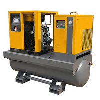 Compresseur d'air à vis rotatif à fréquence variable 20HP 15KW 16Bar Compresseurs à vis industriels VFD certifiés CE ISO