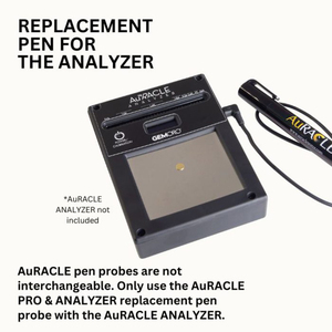 Gemoro AuRACLE Pro Replacement Pen Probe Non Toxic Saline Solution Dry Probe <b>Gold</b> Platinum <b>Tester</b> Analyzer Testing Accessory - Product Image 6