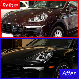 Conjunto de Faros Delanteros para Automóvil para <span class=keywords><strong>Porsche</strong></span> <span class=keywords><strong>Cayenne</strong></span> 958.2 2015-2017, Actualización de Estilo 2019, Faros Delanteros LED para Automóvil, Lentes de Proyector, Accesorios - Product Image 6