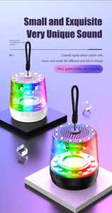 Audio BT Altavoz Atmósfera Luz Cool LED Bass Music Audio con luces de colores Lámpara de escritorio LED Altavoz de luz nocturna - Product Image 3