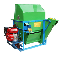 Mini batteuse à haute efficacité, machine à battre le riz paddy automatique, machine à battre agricole sèche et humide