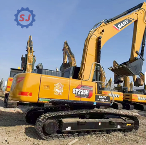 Excavatrice sur chenilles SANY SY235H d'occasion, 95% neuve, pelle hydraulique avec godet pour travaux de terrassement et de construction - Product Image 1