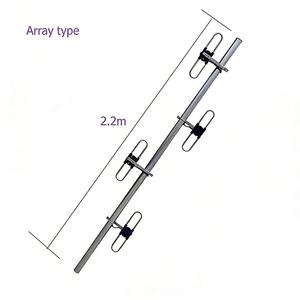 Antenne Yagi dipolaire de station de diffusion extérieure en alliage d'aluminium FM 66-88 MHz ou 88-108 MHz - Product Image 2