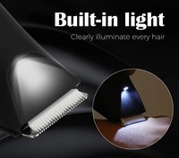 Tondeuse de toilettage électrique en céramique pour hommes, épilateur, rasoir, tondeuse corporelle, tondeuse à barbe, zones sensibles, étanche, rechargeable, LED