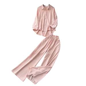 Ensemble décontracté 2 pièces pour femmes, haut asymétrique et ensemble taille haute, survêtements de jogging en gros - Product Image 5