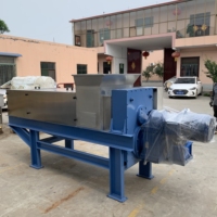 YZJ-350 7,5 kW Machine industrielle de pressage et de déshydratation à double vis en acier inoxydable 304/316 de haute qualité pour fruits et légumes