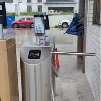 Tourniquets scéniques de taches de système efficace de billet de contrôle d'accès de sécurité avec la porte de tourniquet de trépied d'identification de code barres