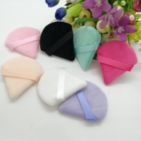 Houppettes à poudre triangulaires douces pour le visage, pour poudre libre, outils de maquillage en coton cosmétique