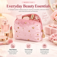 Sac de rangement à bijoux en velours double couche, mini pochette portable à compartiments, organisateur de voyage pour bagues et bracelets, cadeau pour femme - Vente chaude