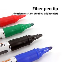Marqueur effaçable à encre liquide directe pour tableau blanc, grande capacité, rechargeable, avec sacs remplaçables noir, vert, rouge, bleu