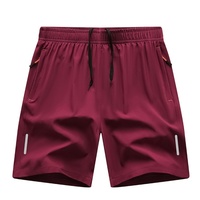 Short de sport pour homme en soie glacée à séchage rapide, cinq poches, coupe ample, pour l'entraînement et le basketball