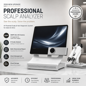Premium 200x Zoom Smart Hair and Scalp Follicle Detector for Salon with 18 Languages Support and Printed Report - Product Image 1