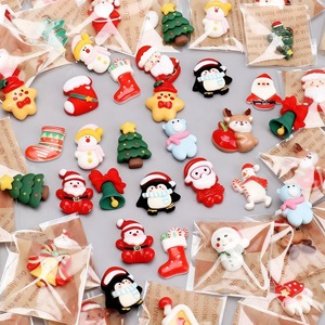 Imanes de Resina para Refrigerador con Diseño Navideño, Santa Claus, Muñeco de Nieve, Pingüino, Decoraciones de Regalo, Envoltura Individual, Regalos para Niños - Product Image 1