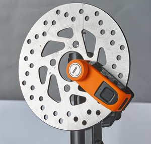 Lucchetto per Bicicletta Ricaricabile con Allarme a Impronta Digitale, Blocco Disco Intelligente con Allarme Vibrazione, Lucchetto di Sicurezza Impermeabile per Moto - Product Image 5