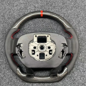 Accesorios de Alta Calidad para Automóviles <span class=keywords><strong>Ford</strong></span> <span class=keywords><strong>Raptor</strong></span> 2007-2014 F150, Volante de Fibra de Carbono de 4 Radios - Product Image 4