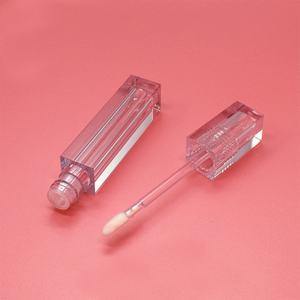 Tubes de gloss à lèvres transparents uniques de 5,5 ml, tubes de gloss à lèvres givrés, emballage écologique, tubes en plastique pour gloss - Product Image 1