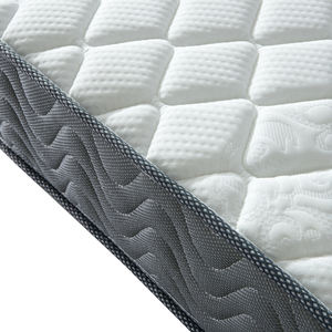 Matelas simple grand format moderne, doux et confortable, matelassé, à ressorts ensachés en mousse, en tissu tricoté écologique, pour usage hospitalier et chambre à coucher - Product Image 1