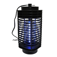 Lampe anti-moustiques électrique rechargeable 18W à lumière bleue solide pour usage intérieur et extérieur, en verre écologique et inoffensif